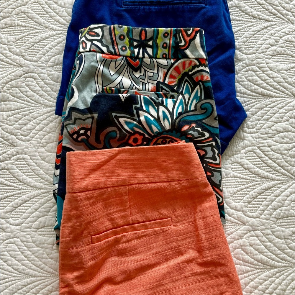 J.Crew bundle of three pairs of shorts
